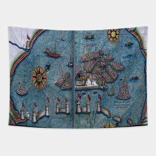 Venice in a manuscript, Tapestry