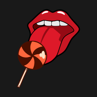 Lolipop Red Lips T-Shirt