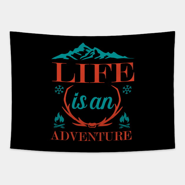 Mountains Life Tapestry by Alvd Design