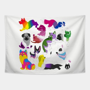 Pride Pups Tapestry