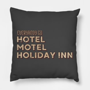 Hotel Motel Holiday Inn. Sugarhill Gang. Rappers Delight Vintage Pillow