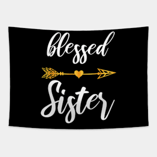 Blessed Sister Girls Women Family Thanksgiving Tapestry