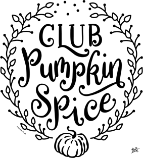 Funny Pumpkin Spice Lovers Club Magnet