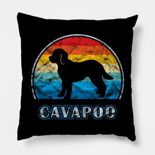 Cavapoo Vintage Design Dog Pillow