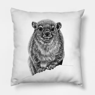 Baby rock hyrax Pillow