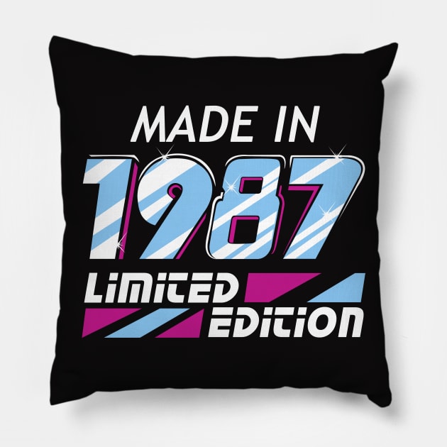 Made in 1987 Limited Edition Pillow by KsuAnn