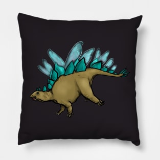 Stegosaurus With Insect Wings Pillow