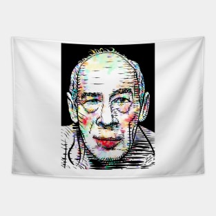 HENRY MILLER watercolor and ink portrait Tapestry