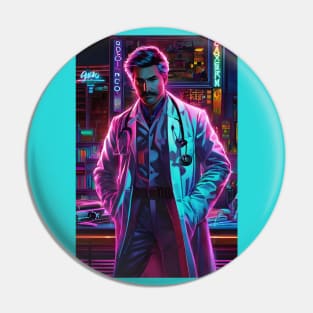 Neon doctor Pin