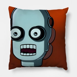 Creepy robot Pillow