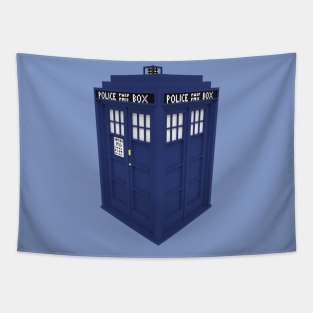 3D Tardis Tapestry