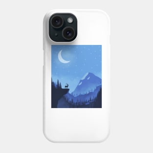 Winter Moon Phone Case