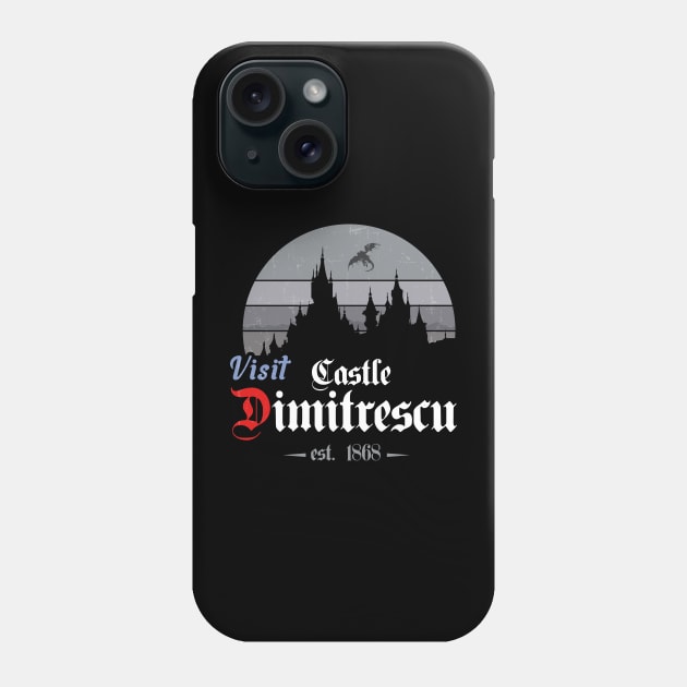 Visit Castle Dimitrescu Phone Case by SunsetSurf