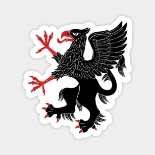 Griffin Rampant Sable Magnet