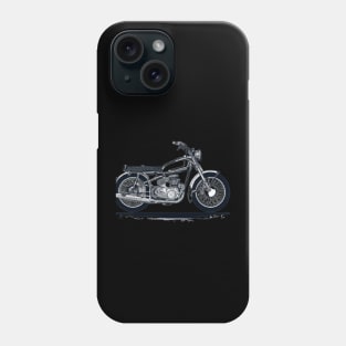 Vintage motorcycle Phone Case