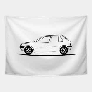 Peugeot 205 Black Tapestry