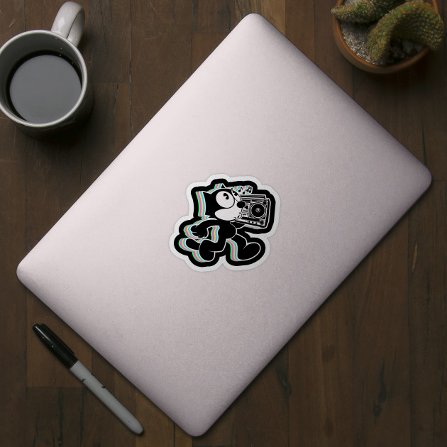 hip hop felix - Felix The Cat - Sticker