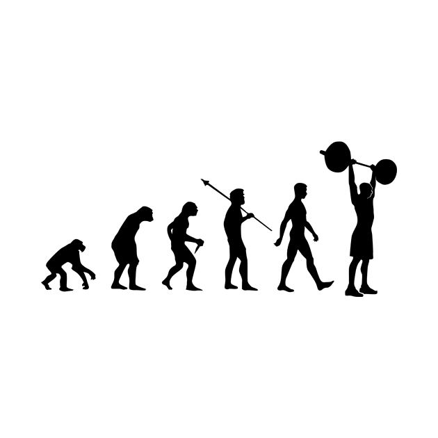 Evolution Weights Male by SillyShirts