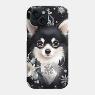 Black And White Chihuahua Phone Case