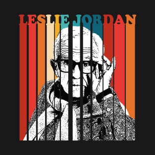 Leslie Jordan Retro Art T-Shirt