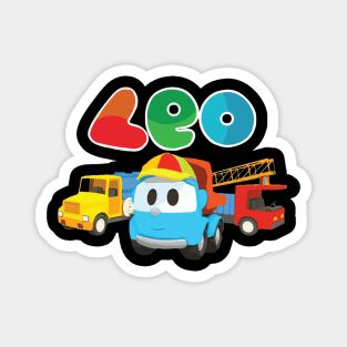 LEO the truck - Constructor trucks Magnet