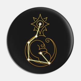 Princeps Cretaceus Constellation Pin