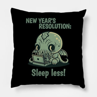 Cthulhu - New Year's Resolution - Sleep less Pillow