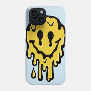 Acid Face Smiley Grime Melt Phone Case