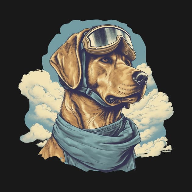 Aviator dog by GreenMary Design