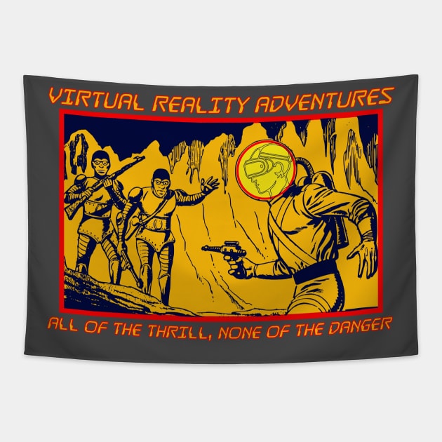 Virtual Reality Adventures Tapestry by RAdesigns