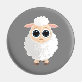 White Sheep Pin