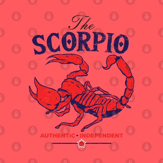 The Scorpio Astrology Sign Scorpion, Main Traits - Authentic and Independent by mixmetshirt