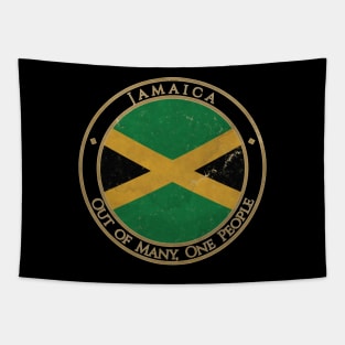 Vintage Jamaica USA North America United States Flag Tapestry