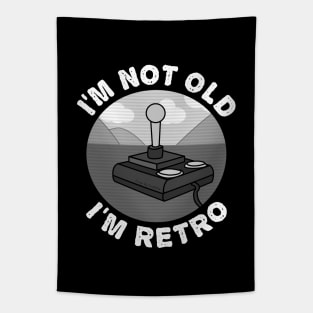 I'm Not Old I'm Retro, Video Gamer Retired Tapestry