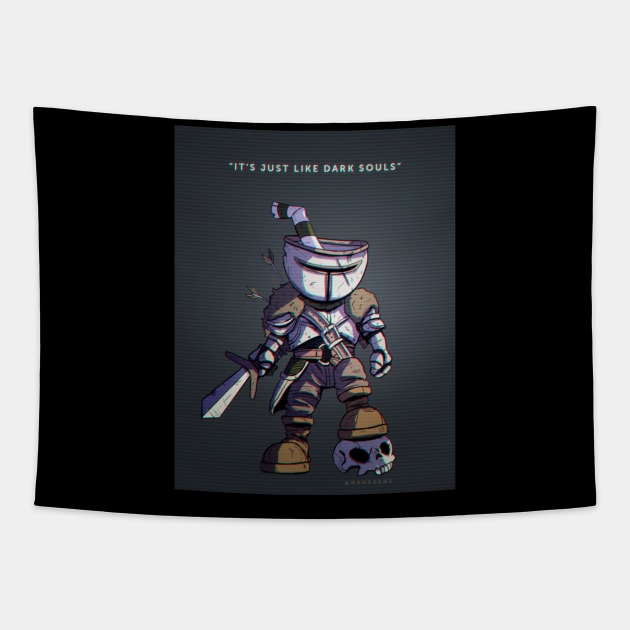 Cupsouls Tapestry by Maodraws