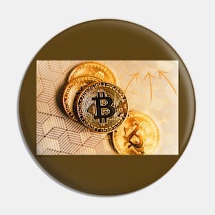 Crypto btc logo Pin