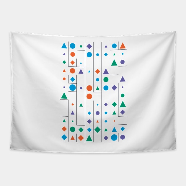 Amazing Geometric Animated Pattern Tapestry by Trendy-Now