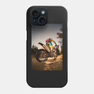 Enduro bike rider Phone Case