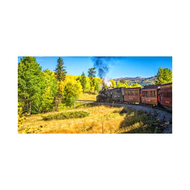 Cumbres and Toltec Narrow Gauge Railroad Route by Gestalt Imagery