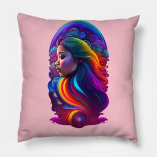 Psicodelic woman Pillow