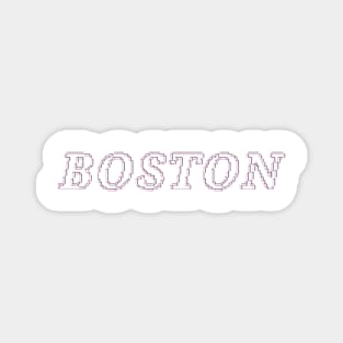 Boston logo design Magnet