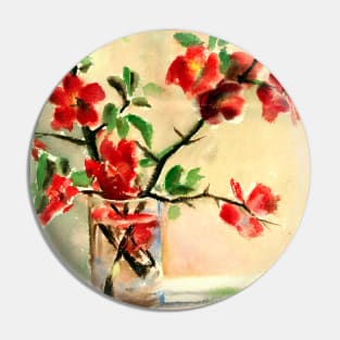 High Resolution Vase of Flowers by Georgia O'Keeffe Pin