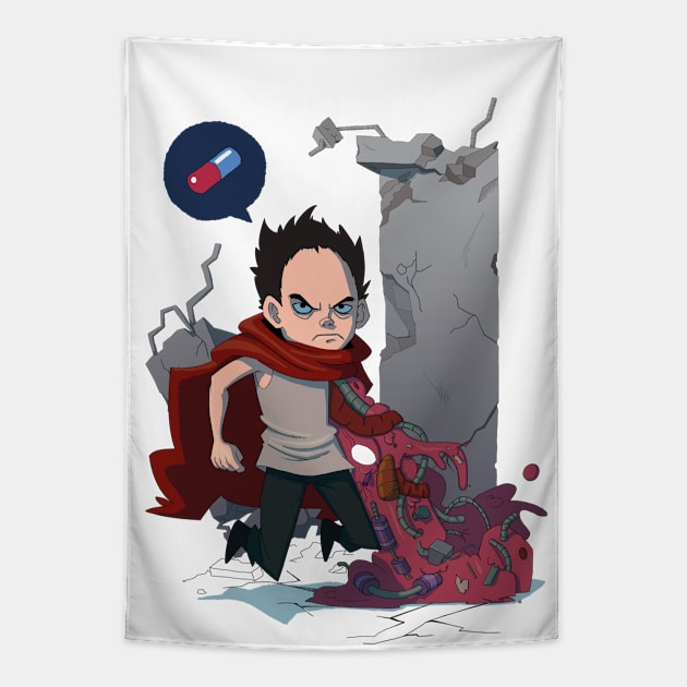 Tetsuo Pills Tapestry by RshinT