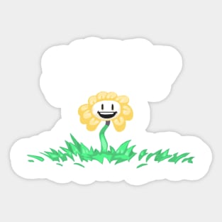 Undertale: Flowey Sticker for Sale by kotabird