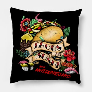 TACOS & SUSHI Pillow