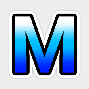 Blue Letter M Magnet