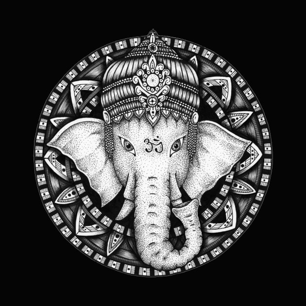 Ganesha Mandala by Litedawn