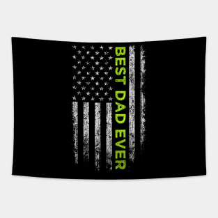 best dad ever - fathers day dad design Tapestry