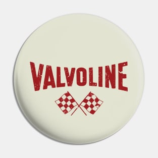 Valvoline racer vintage Hot Rod, Rat Rod Gasser, Racecar - red print Pin