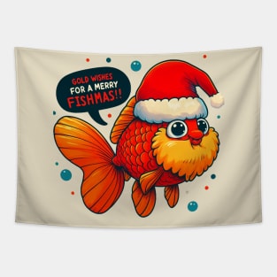 Goldfish Christmas Tapestry